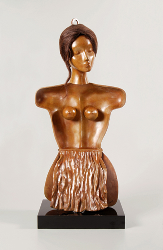 THE HOUSEWIFE bronze, 39″ x 18″ x 11″