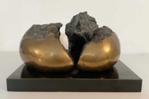 Earth Series 2, bronze sculpture by Judith Peck